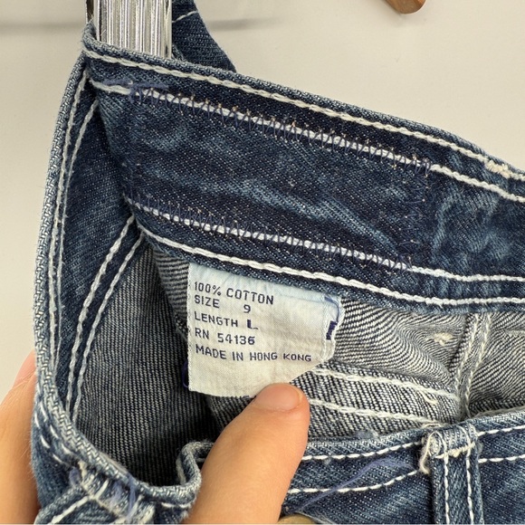 Vintage Wild Oats Embroidered Jeans Size 9 - Picture 5 of 6